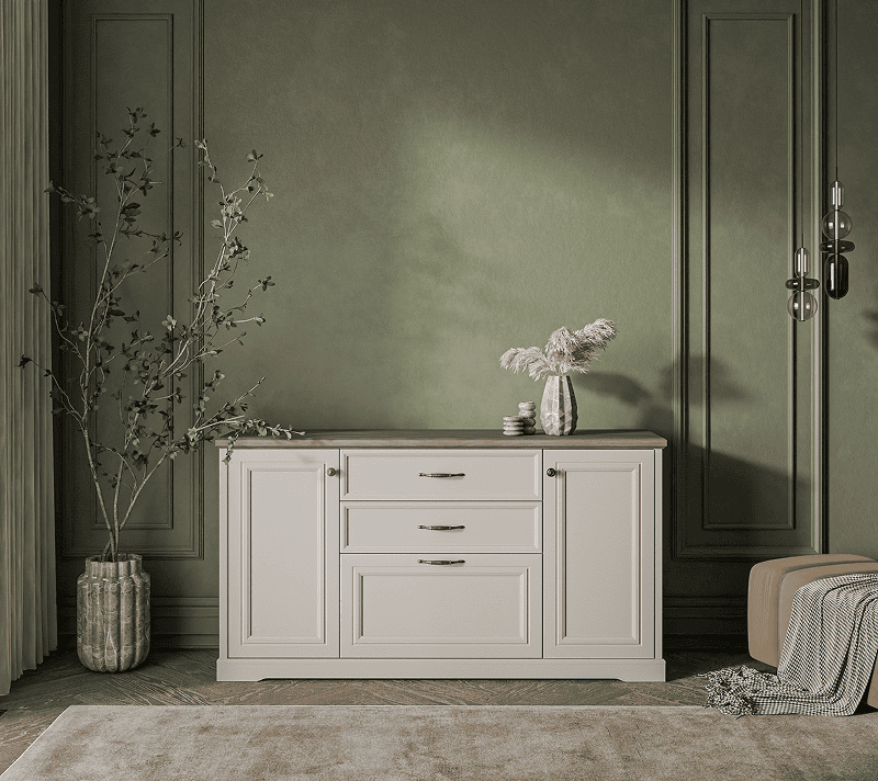 Тумба-комод Тоскана Нью персидский жемчуг/каньон 3D2S-1_1