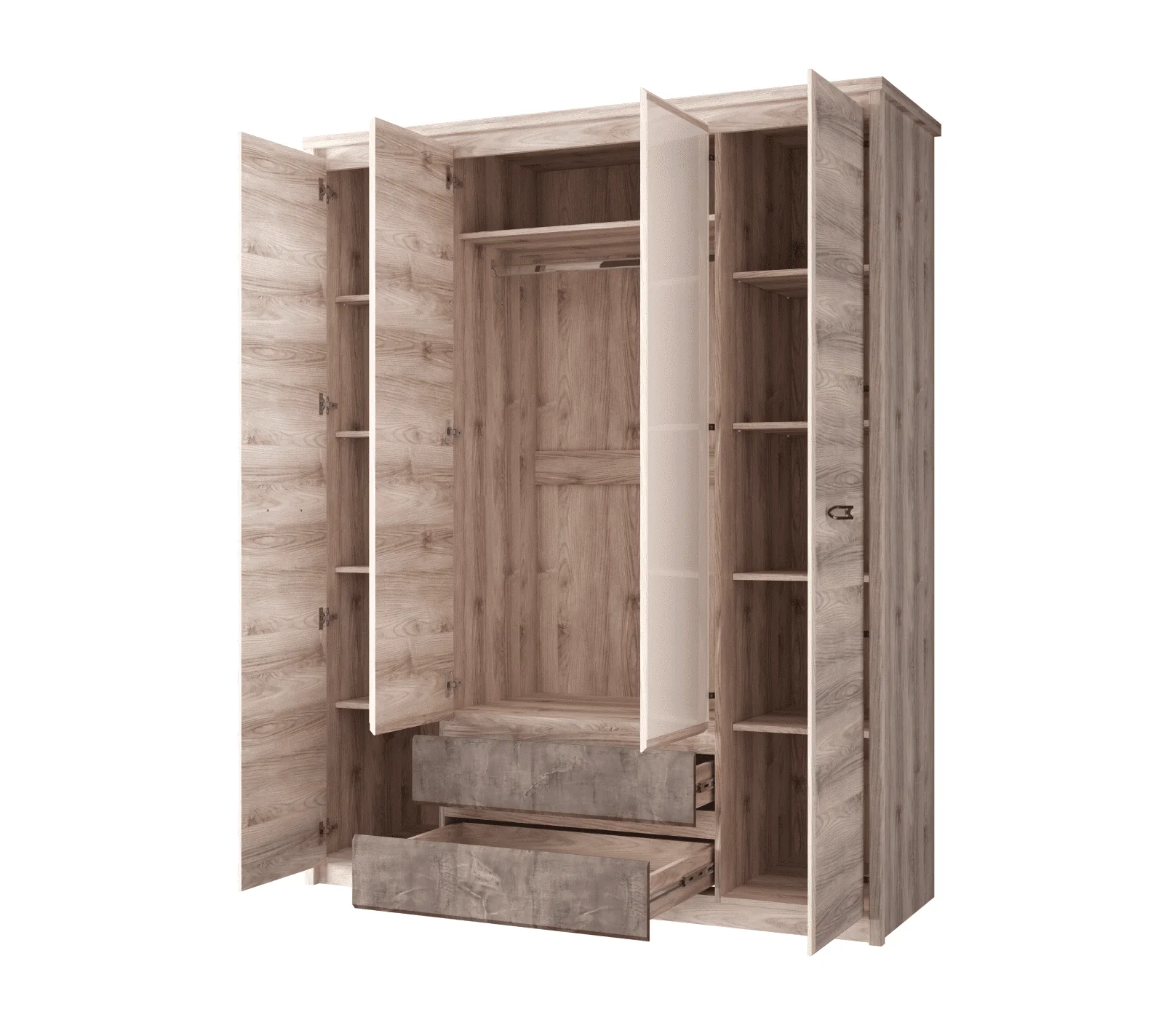 Шкаф Джаз каштан найроби/оникс 4DG2S Z_1