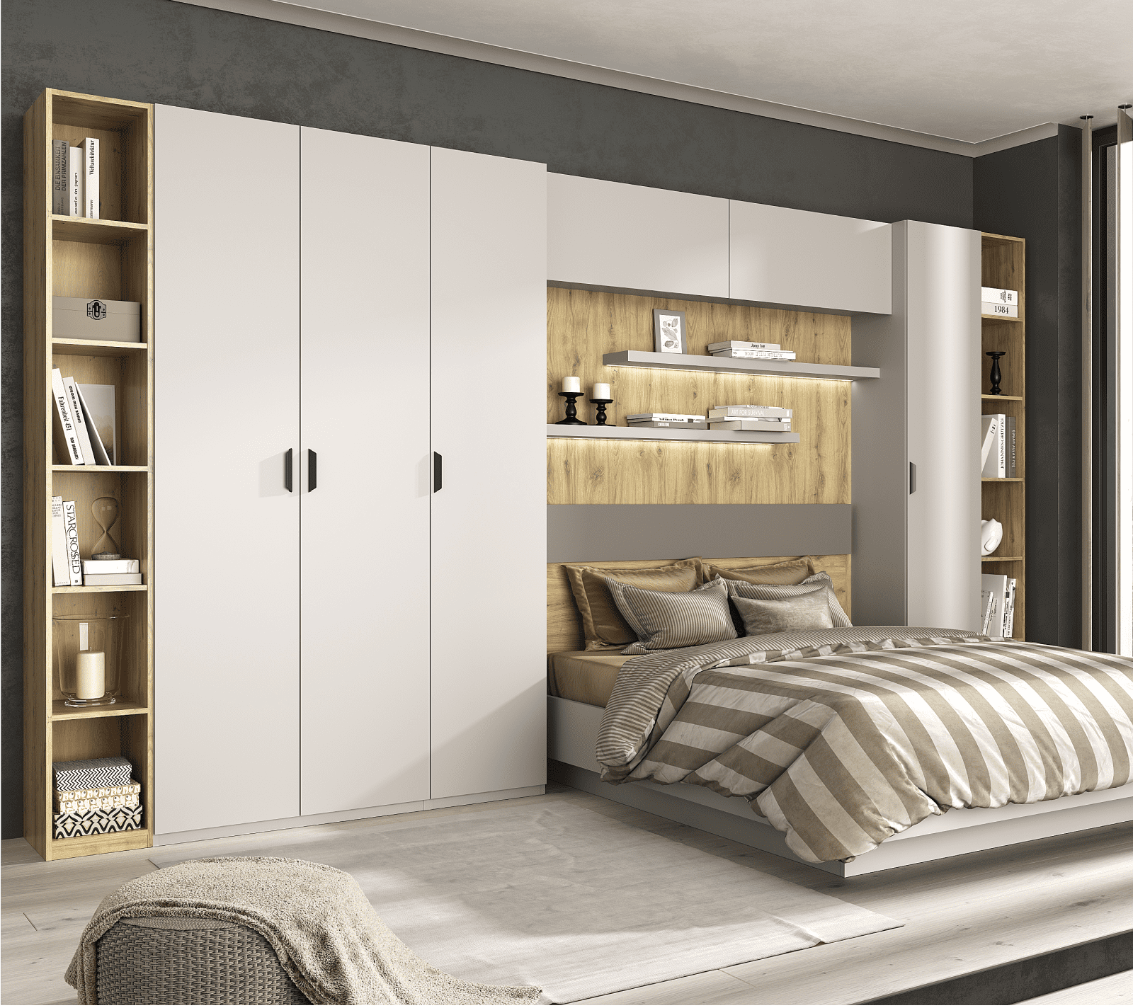 Стеллаж Модерн дуб наварра_3