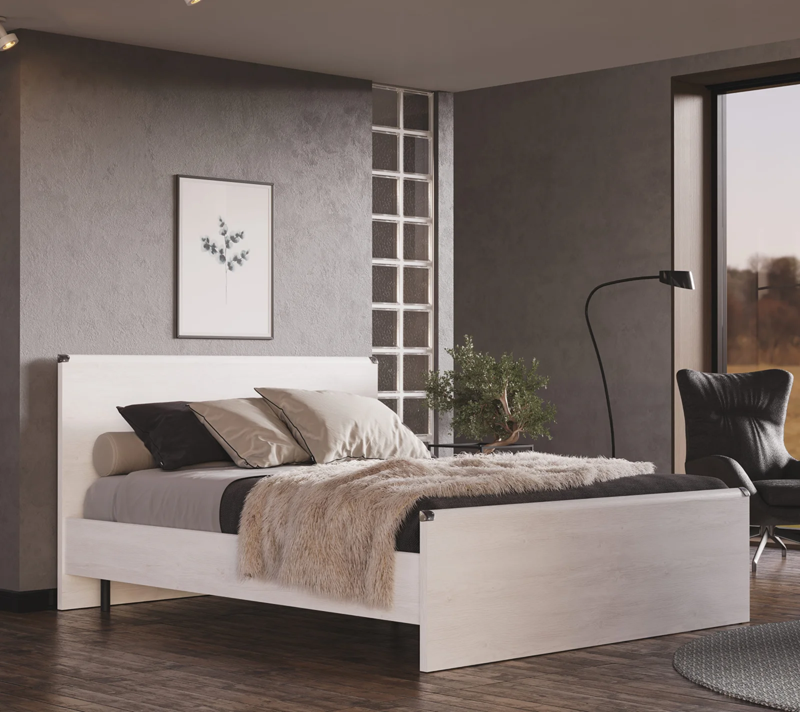 Кровать Индиана сосна каньон JLOZ160x200_2