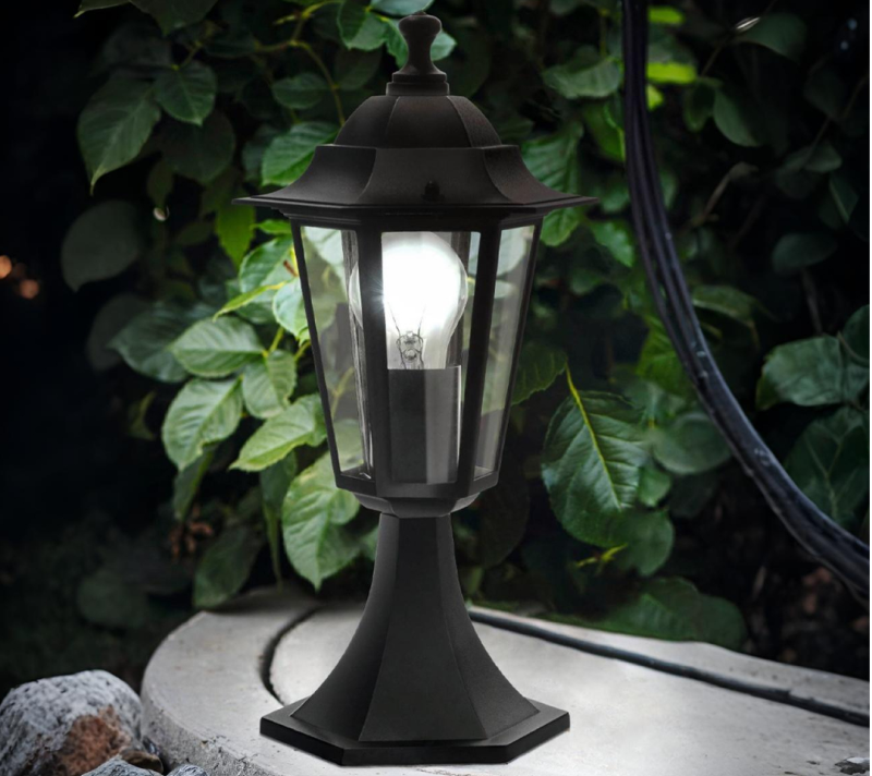 Уличный светильник напольный Латерна 4 черный 22472_1