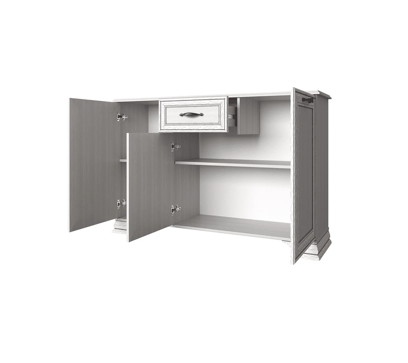 Тумба-комод Тиффани вудлайн кремовый 3D1S_1