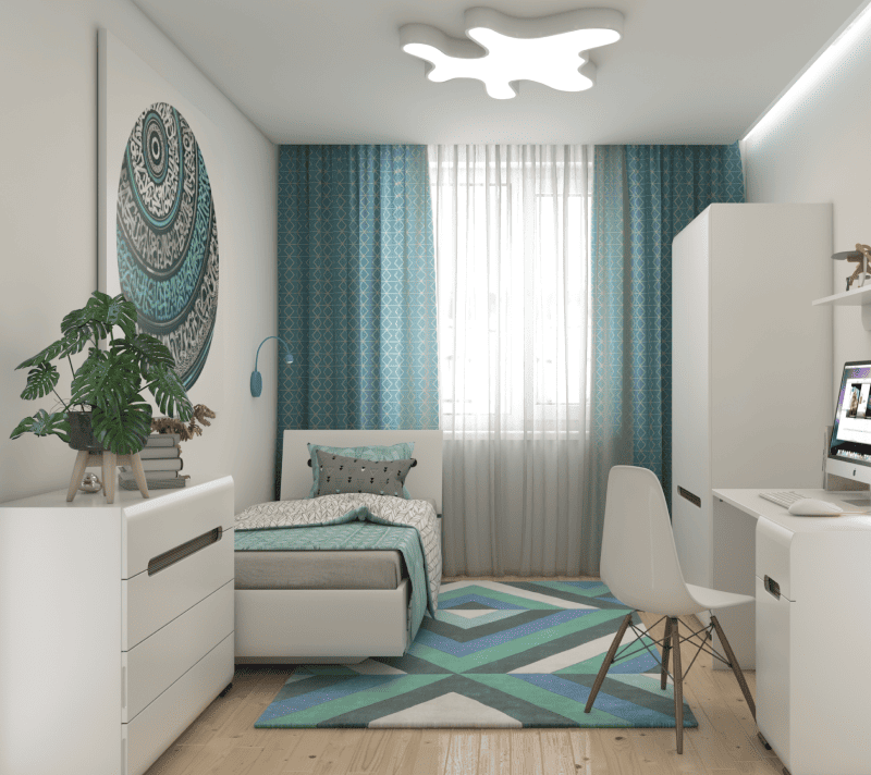 Комод Ацтека белый КОМ4S/8/11_5