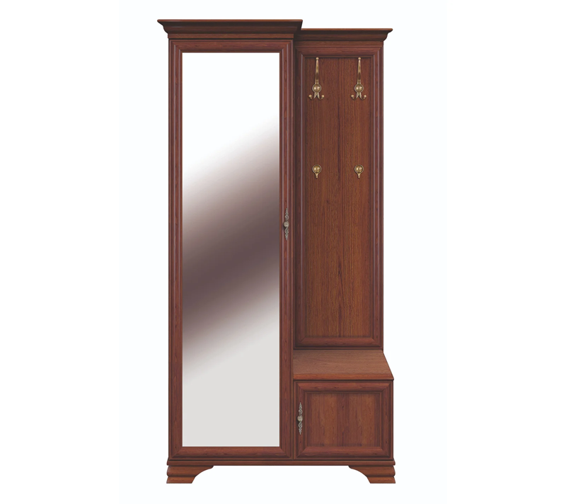 Шкаф с вешалкой Кентаки каштан PPK/110L