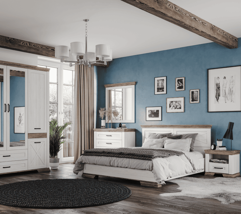 Кровать с подъемным механизмом Марсель ясень снежный LOZ160х200_2