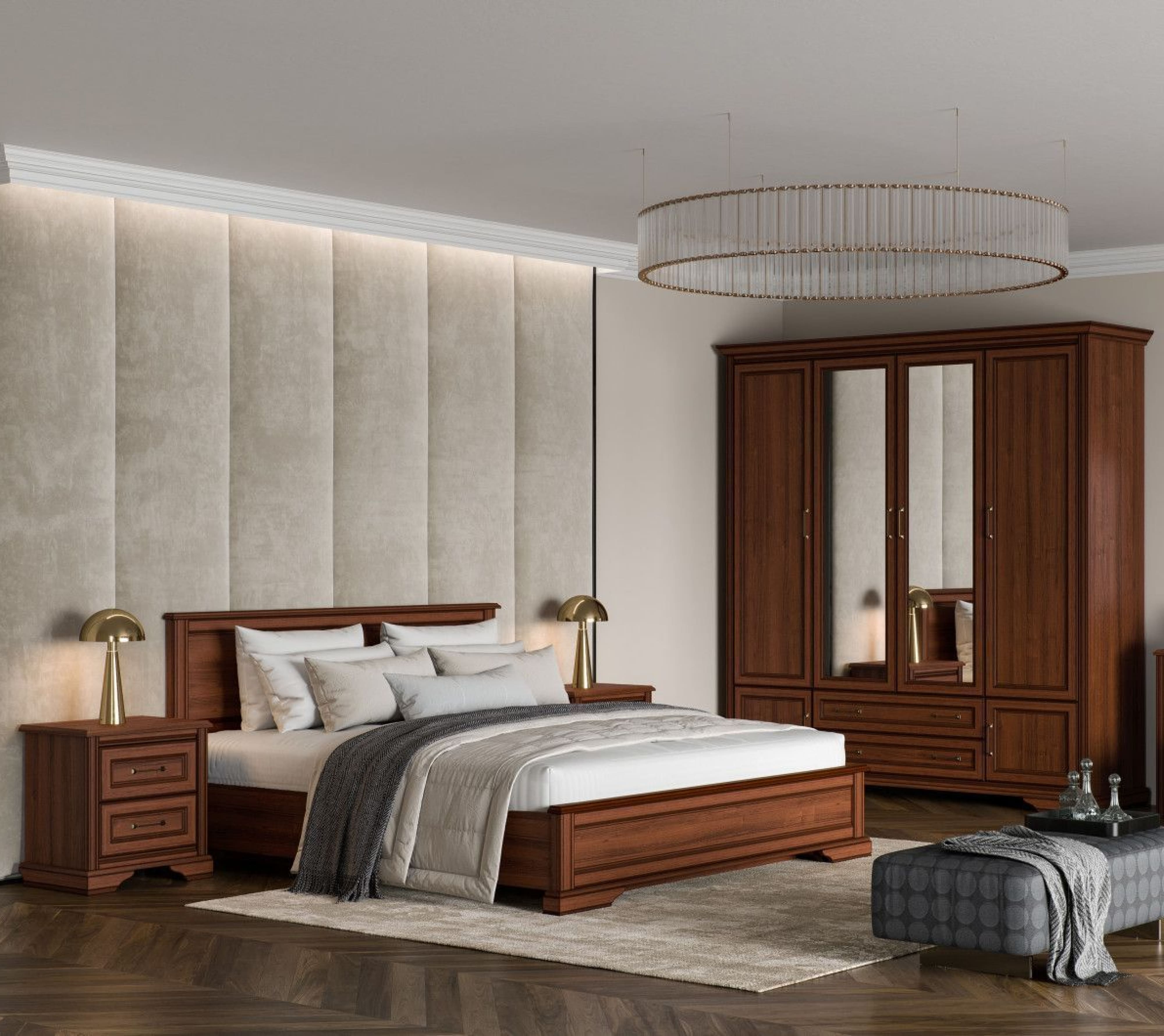 Кровать Стилиус орех донской LOZ180x200_4