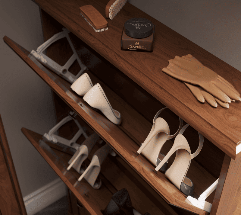 Тумба для обуви Кентаки каштан SFB3B_5