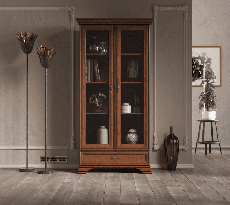 Витрина Кентаки каштан REG2W1S_1