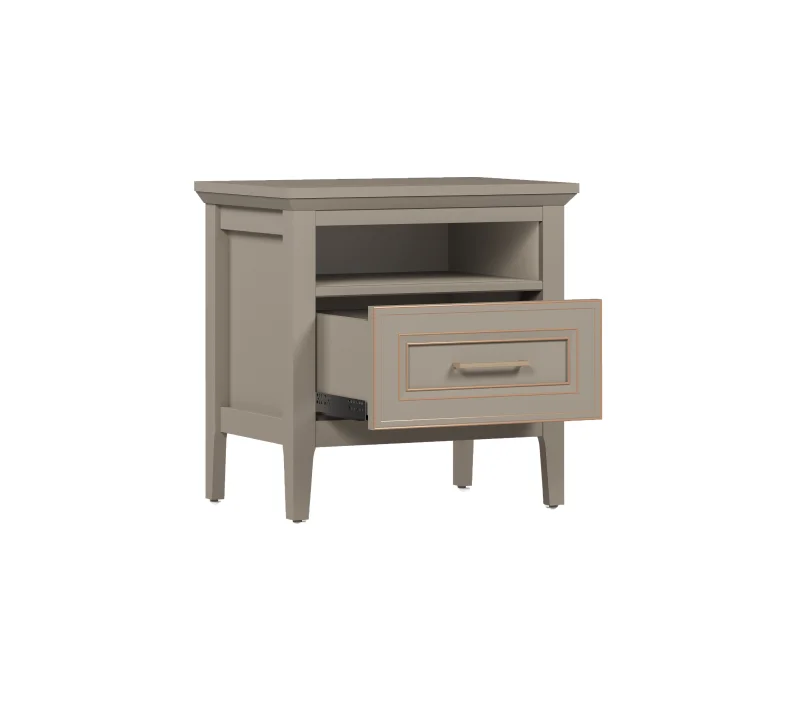 Тумба прикроватная Классик глиняный серый KOM1S_1