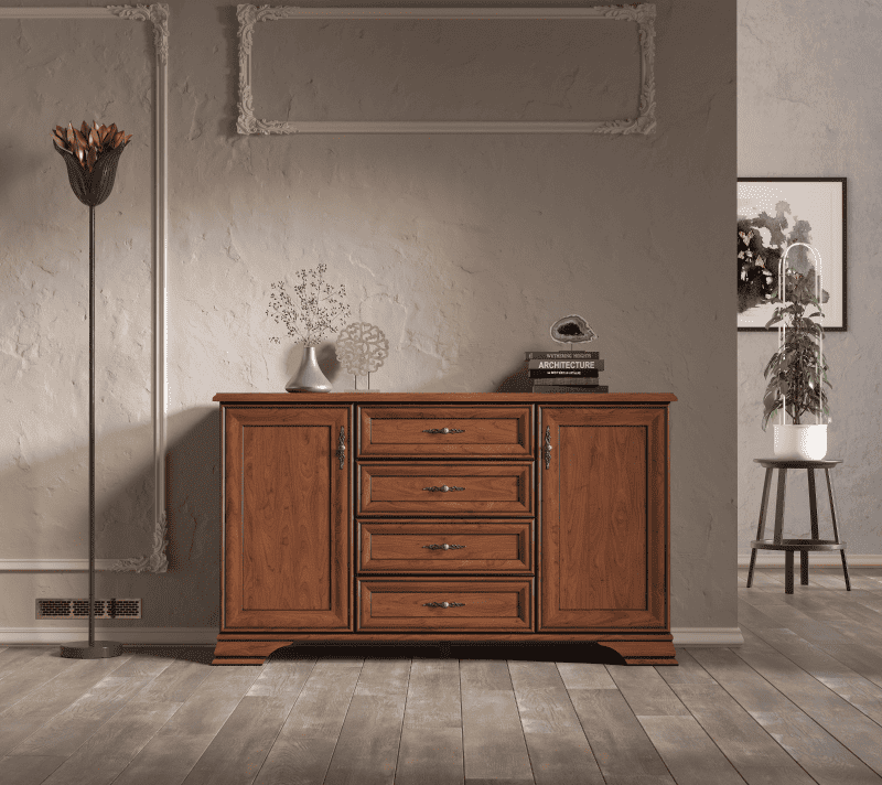 Тумба-комод Кентаки каштан KOM2D4S_1