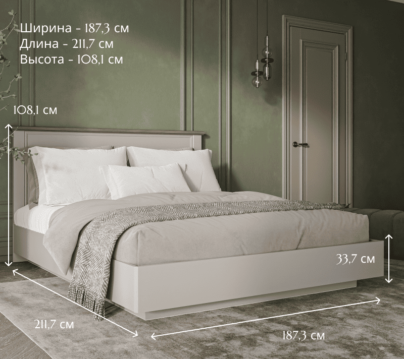 Кровать с подъемным механизмом Тоскана Нью персидский жемчуг/каньон 180_4