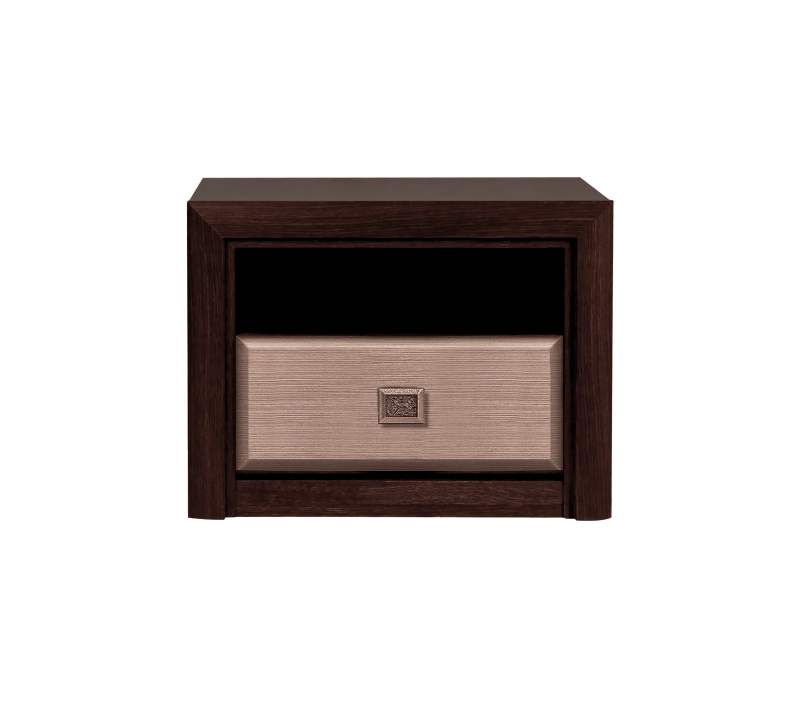 Тумба прикроватная Коен венге штрокс КОМ1S