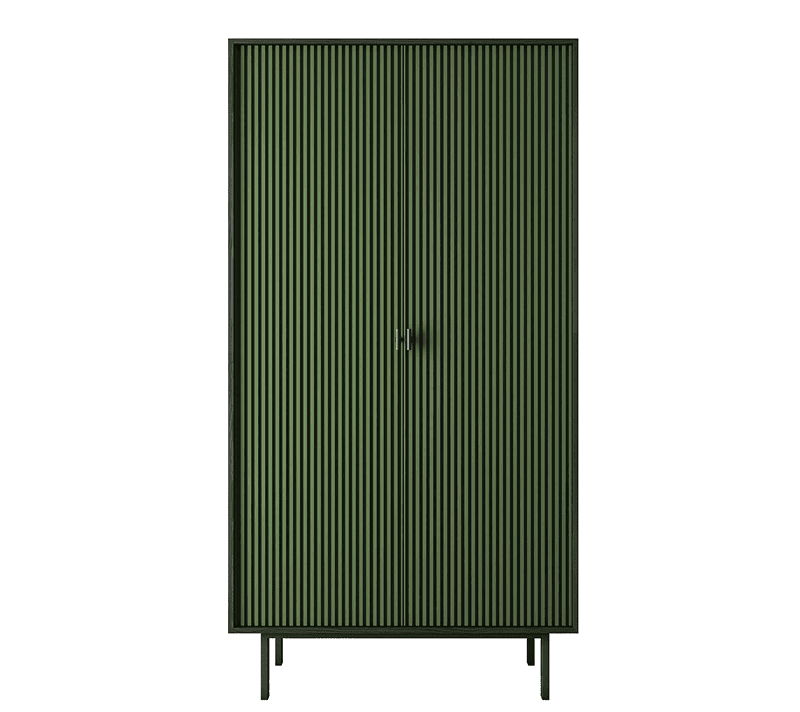 Шкаф Эмерсон зеленый/черный EM091/green/L