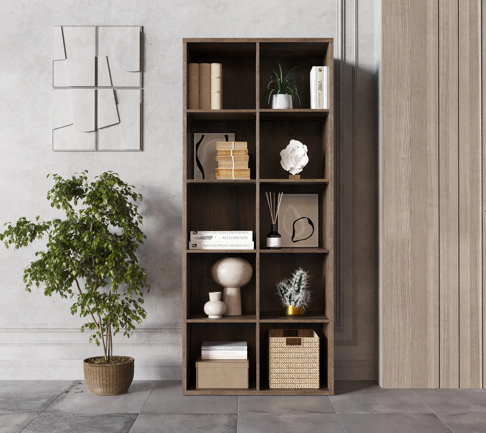 Стеллаж Непо дуб монастырский REG/19/8_1