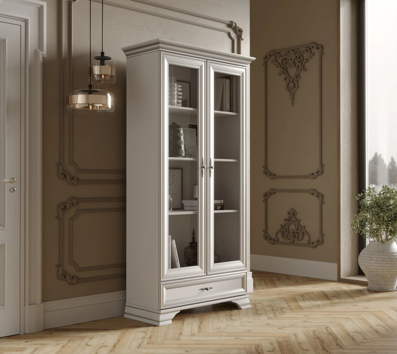 Витрина Кентаки белый REG2W1S_3