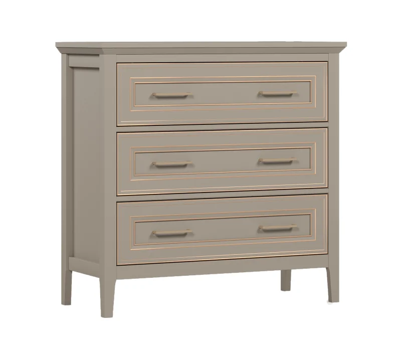 Комод Классик глиняный серый KOM3S_2