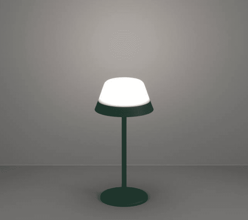 Настольная лампа сенсорная Меджиано зеленый/белый 900981_1