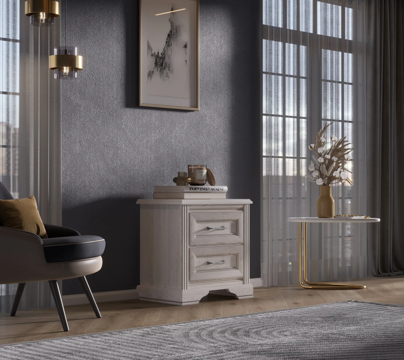 Тумба прикроватная Стилиус лиственница сибирская KOM2S_3