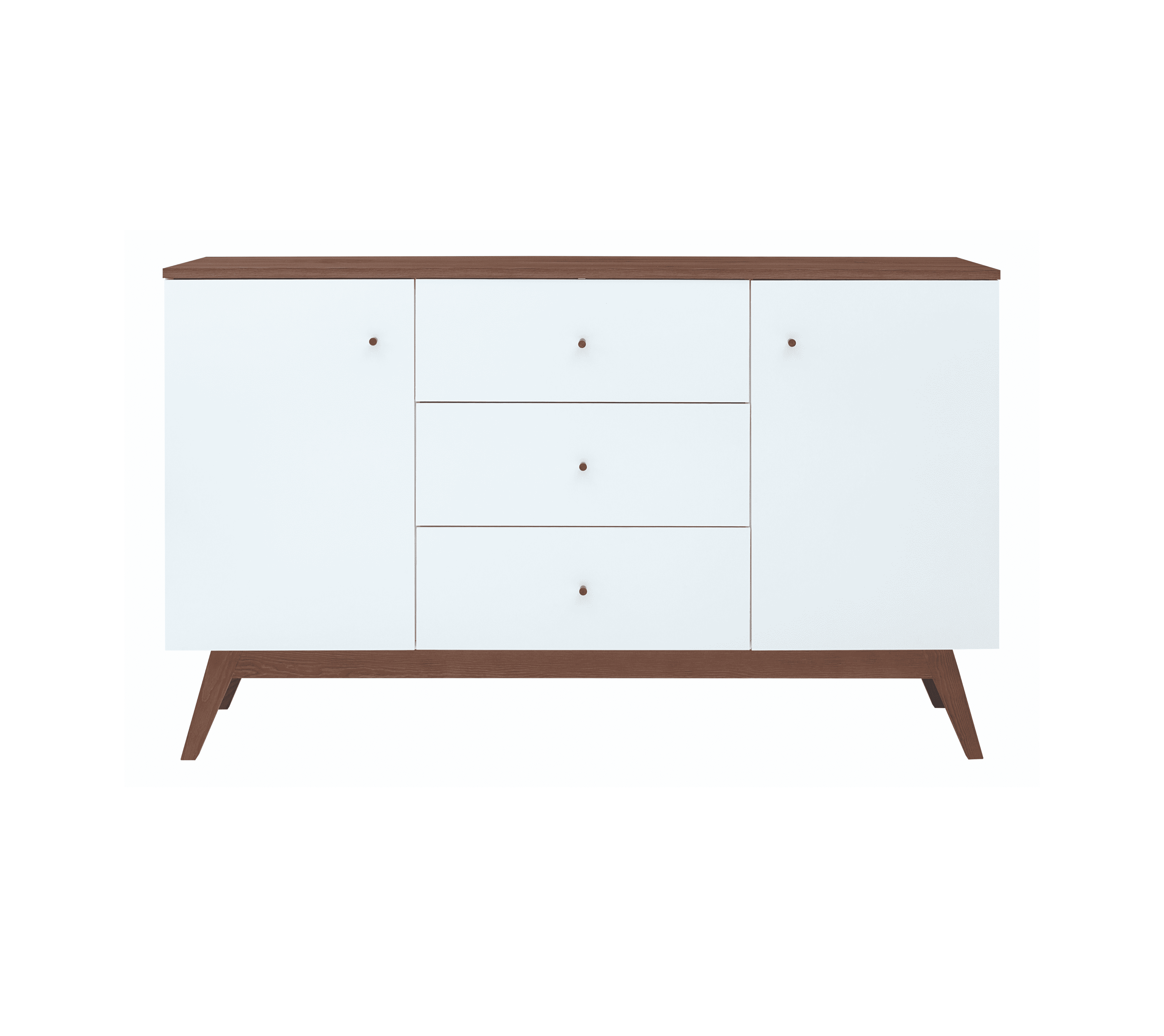 Тумба-комод Хеда белый KOM2D3S