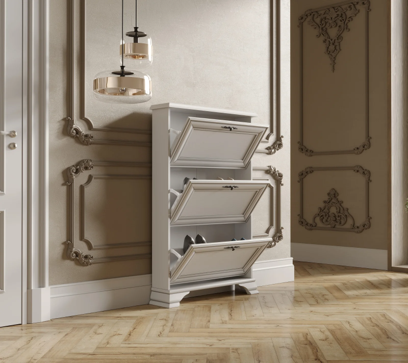 Тумба для обуви Кентаки белый SFB3B_3