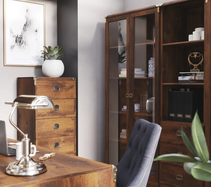 Стеллаж Индиана дуб саттер JREG4SO/50_6