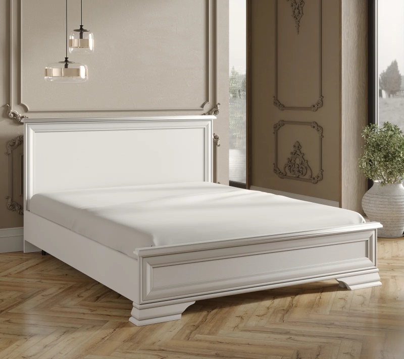 Кровать Кентаки белый LOZ160x200_3