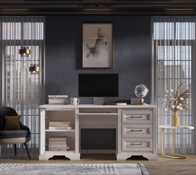 Стол письменный Стилиус лиственница сибирская BIU/170_2