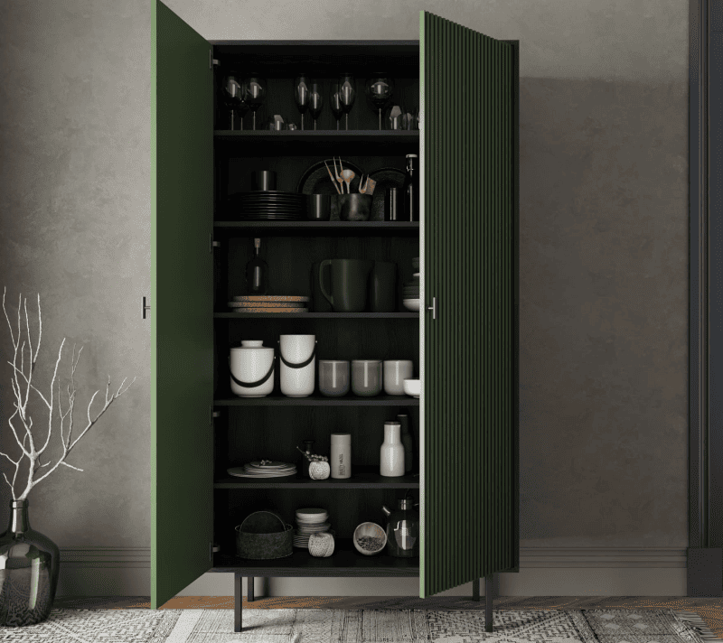 Шкаф Эмерсон зеленый/черный EM091/green/L_2