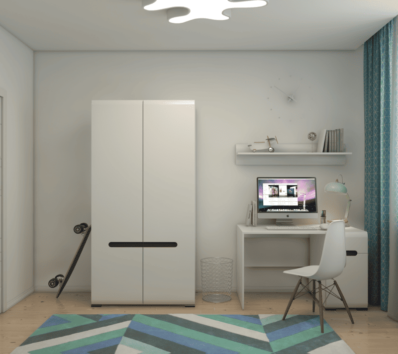 Шкаф Ацтека белый SZF2D/21/11_2