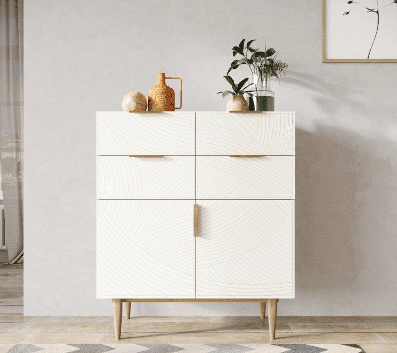 Комод Лайн бежевый LN17/GR1/beige_1