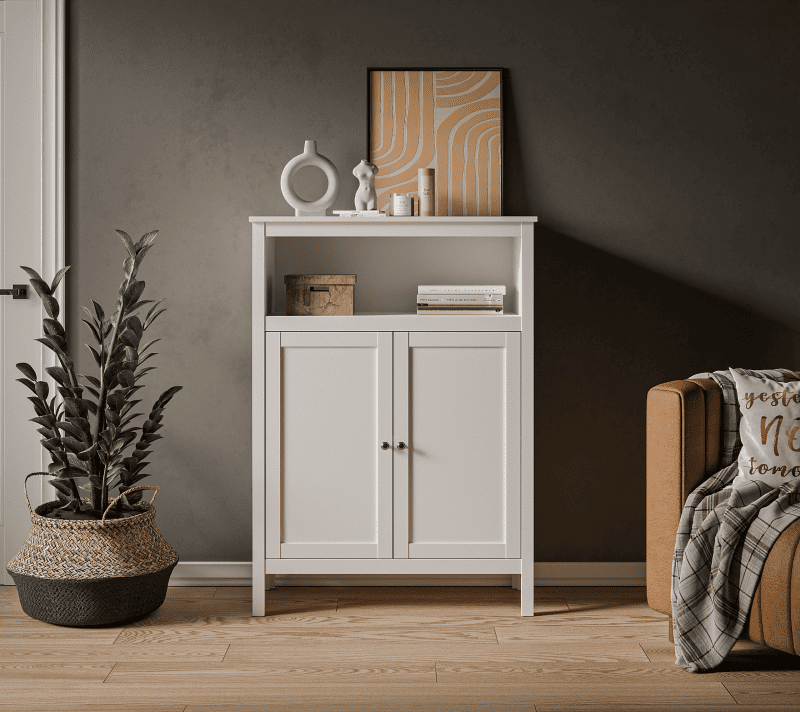 Шкаф Эва белый REG2D/125_1