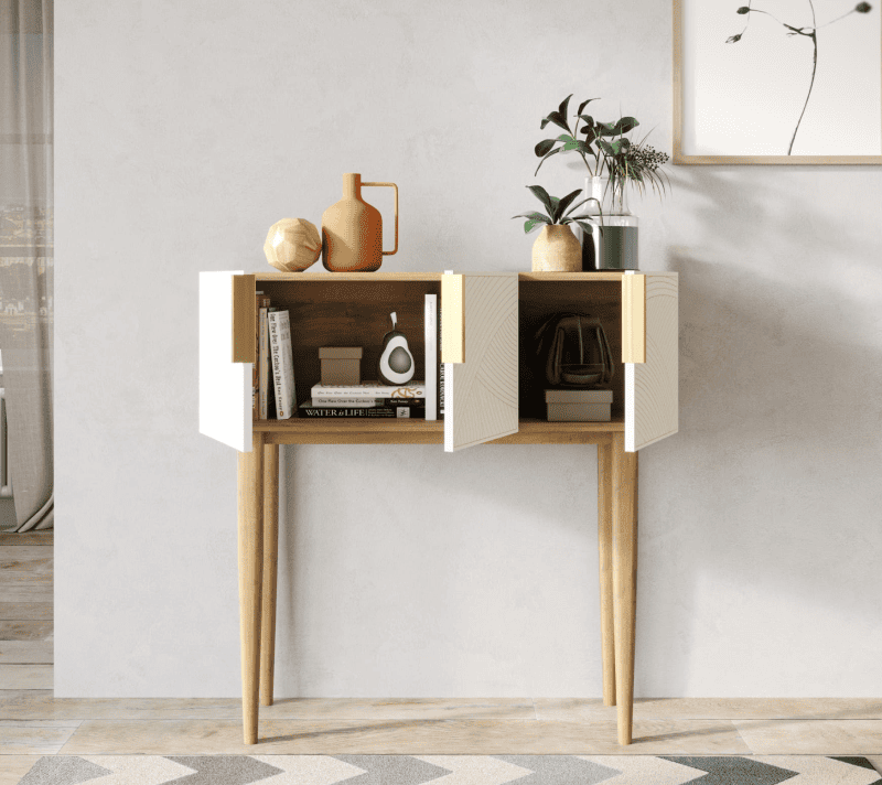 Стол консольный Лайн бежевый LN15/GR1/beige_2