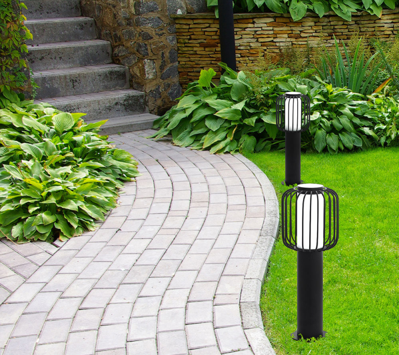 Уличный светильник напольный Равелло черный 98723_1