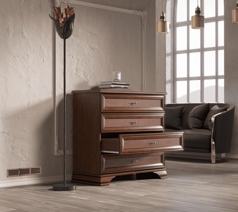 Комод Кентаки каштан KOM4S_2