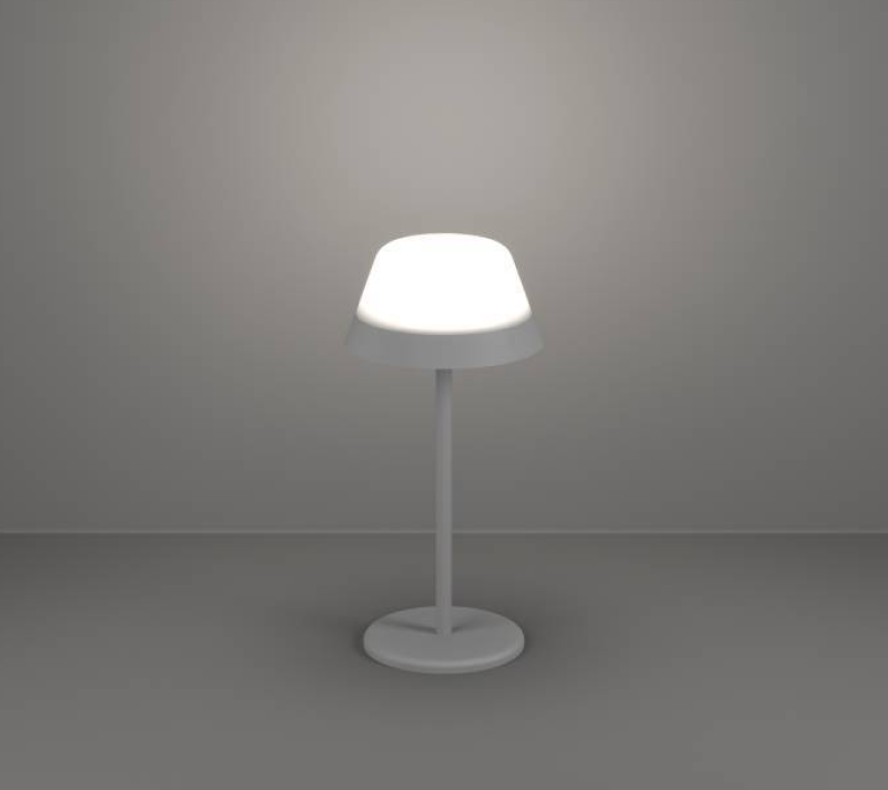 Настольная лампа сенсорная Меджиано серый 900978_1