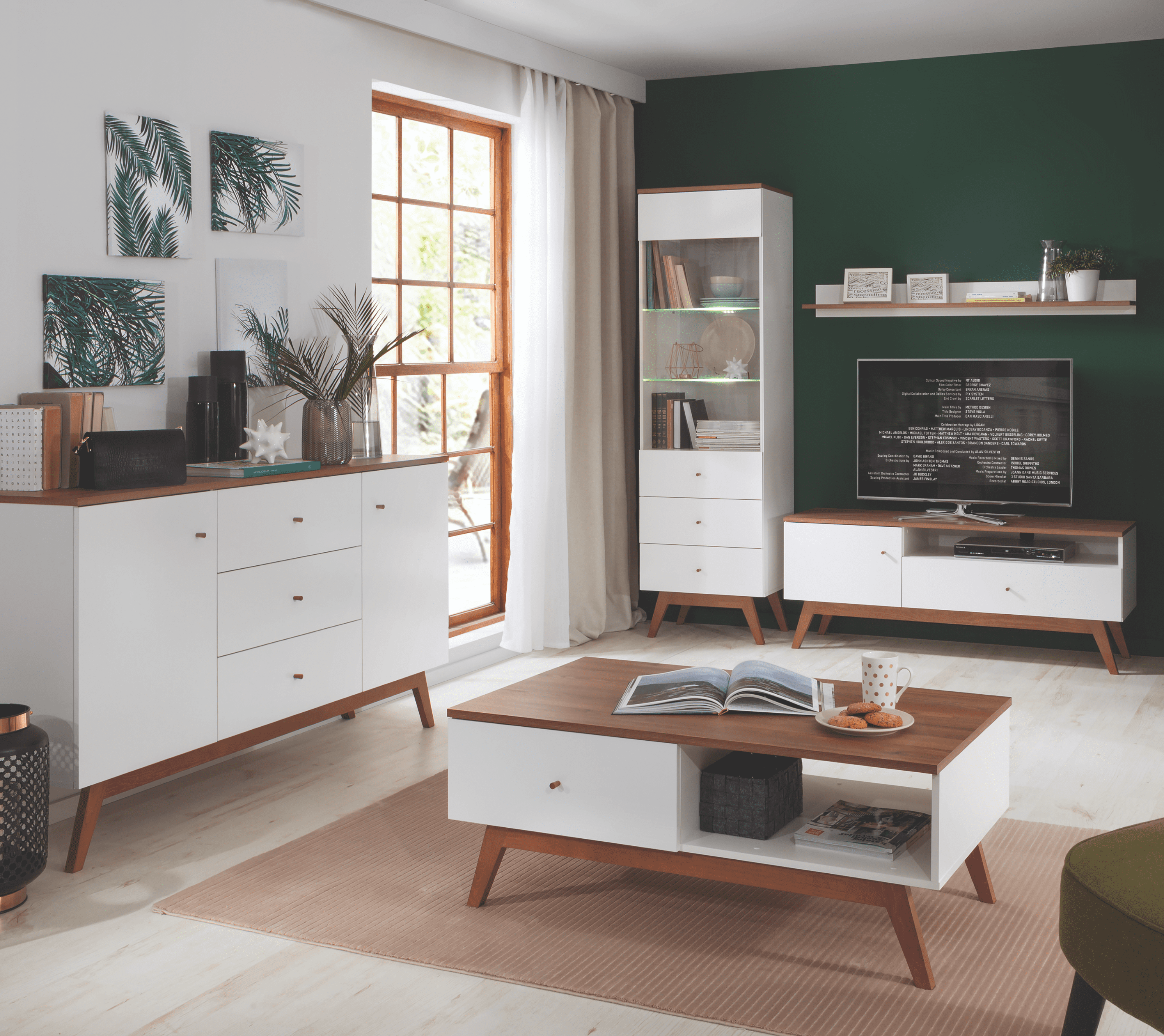 Тумба-комод Хеда белый KOM2D3S_2