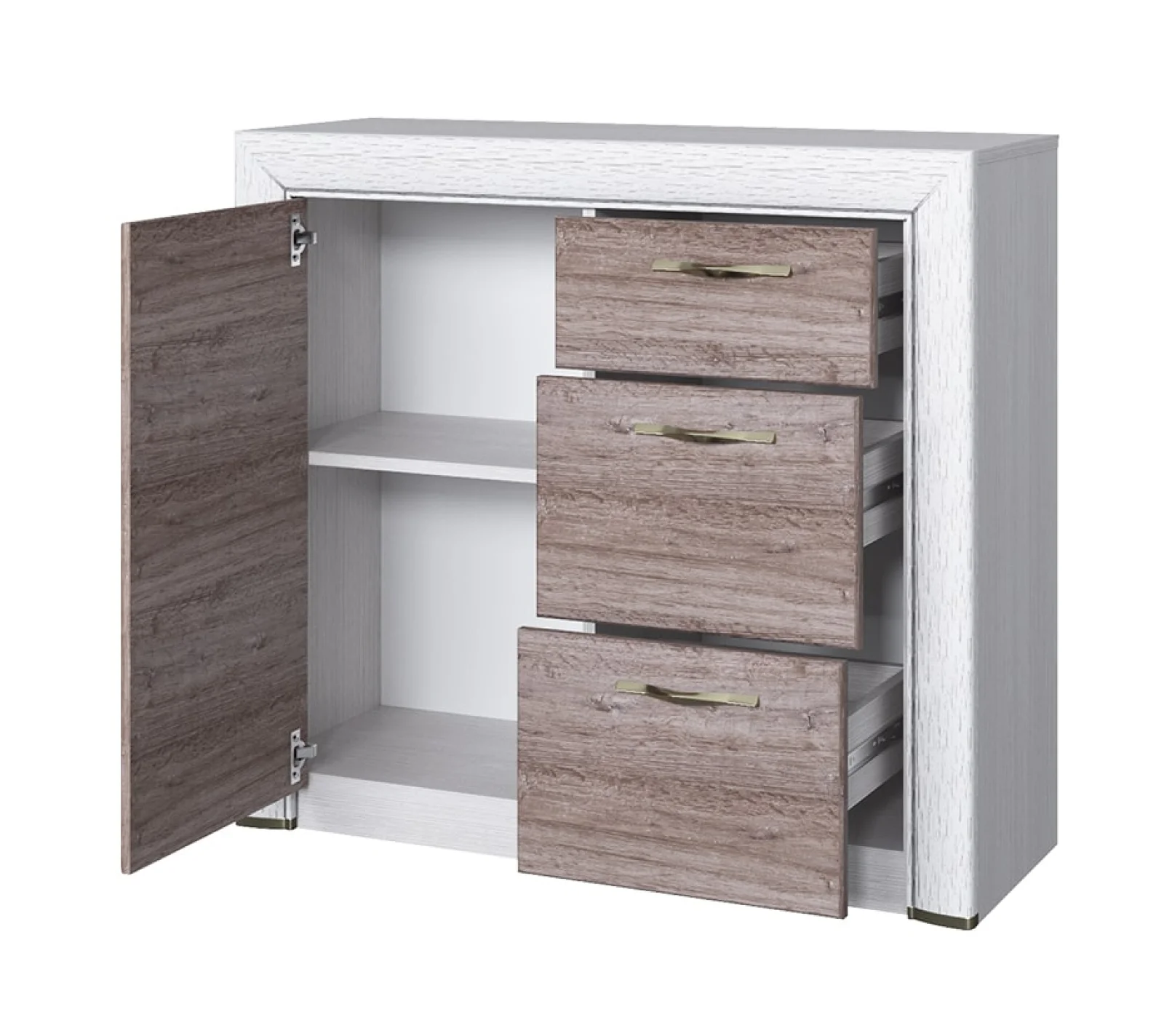 Тумба-комод Оливия дуб анкона 1D3S_1