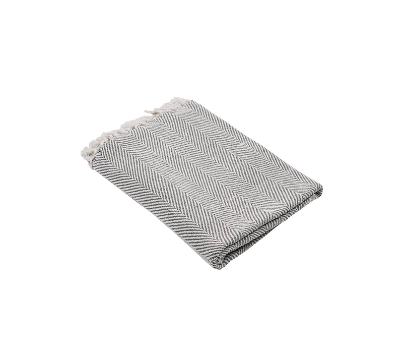 Плед Лонглак серый/бежевый 420069