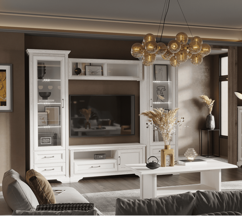 Тумба под телевизор Стилиус лиственница сибирская RTV1D1S_5