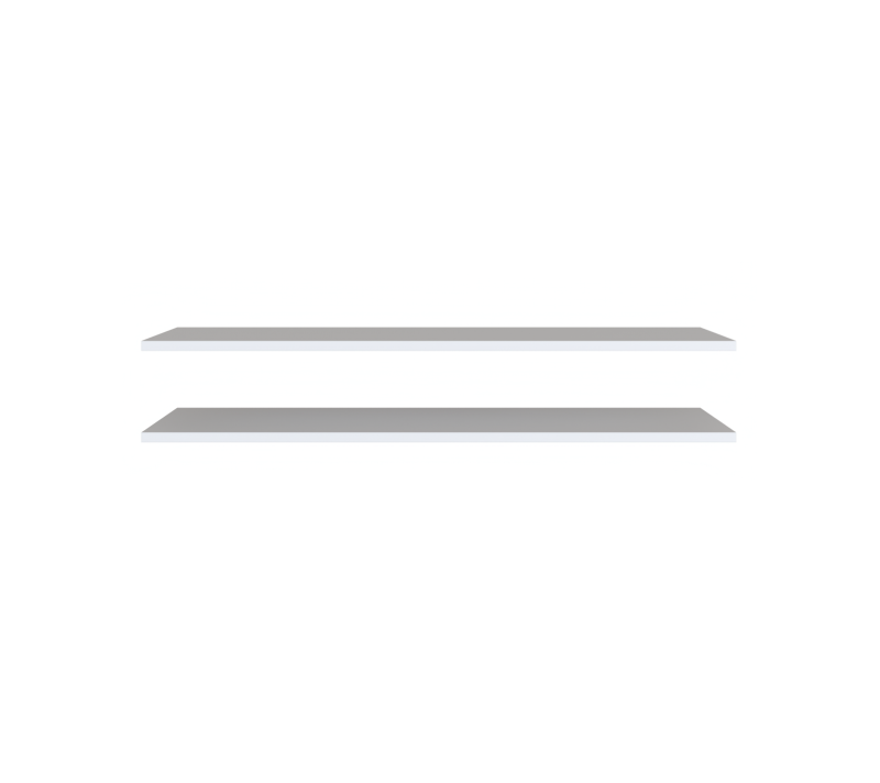 Комплект полок к шкафу Моби белый POL/100/35