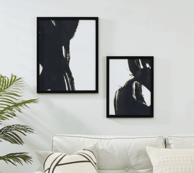 Комплект из 2-х картин Робервал черный/белый 423022_2