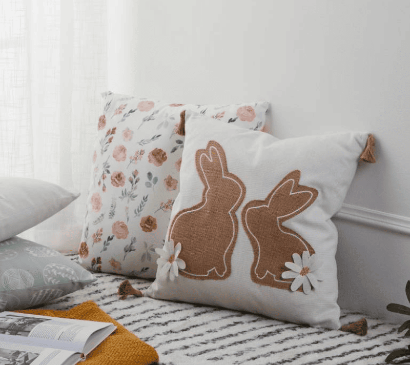 Подушка декоративная Чевери белый/коричневый 420097_2