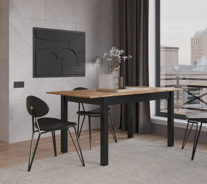 Стол обеденный Лофт дуб вотан STO130/170_3