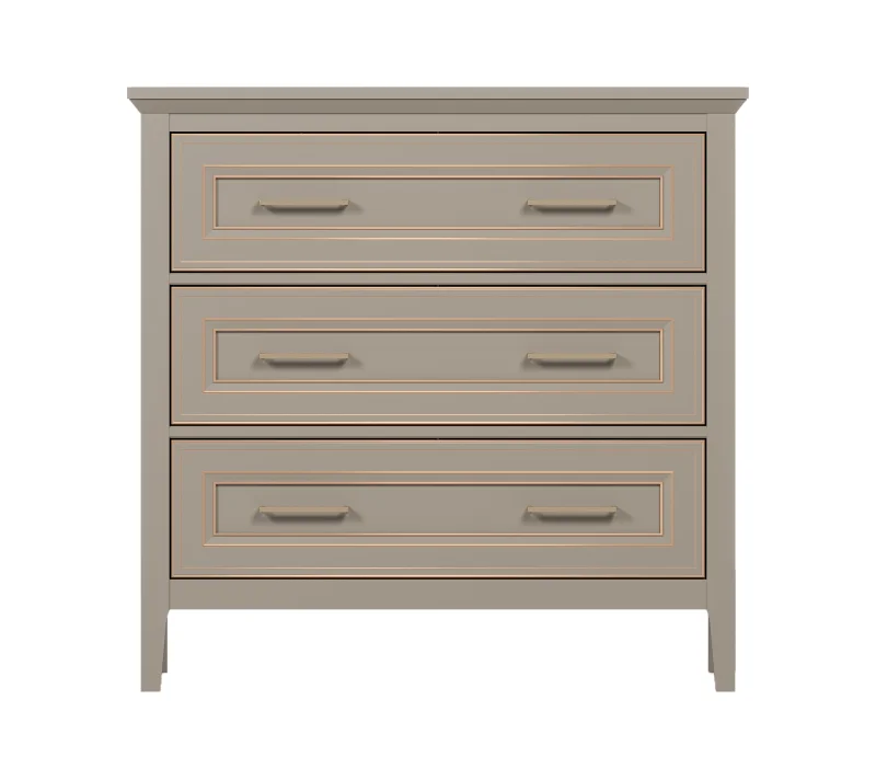 Комод Классик глиняный серый KOM3S