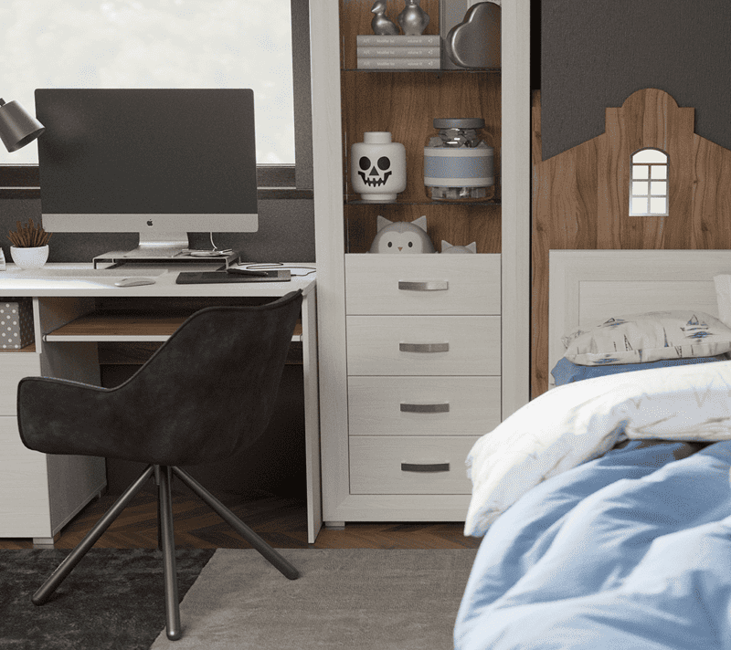 Витрина Мальта лиственница сибирская/орех лион REG1W3S_2