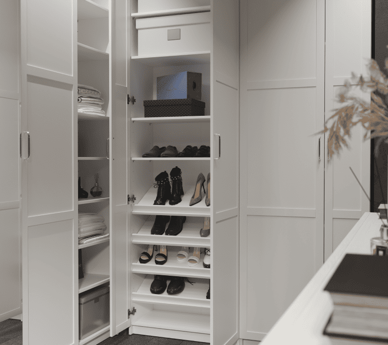 Комплект полок для обуви Моби белый POLB/75_1