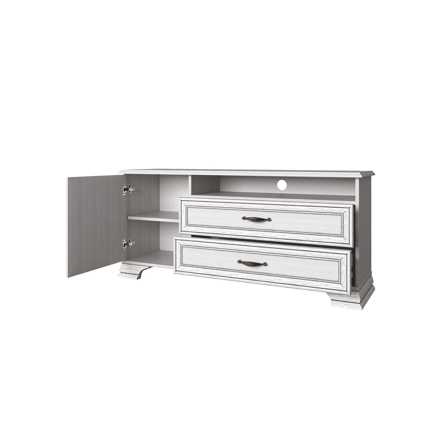 Тумба под телевизор Тиффани вудлайн кремовый RTV 1D2SN_1