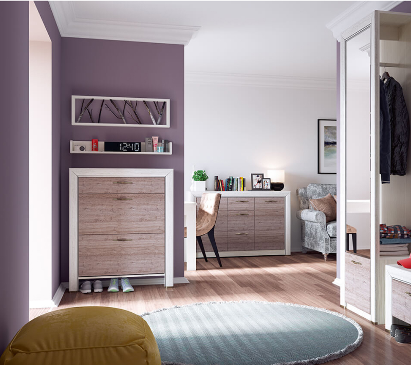 Тумба-комод Оливия дуб анкона 2D3S_4