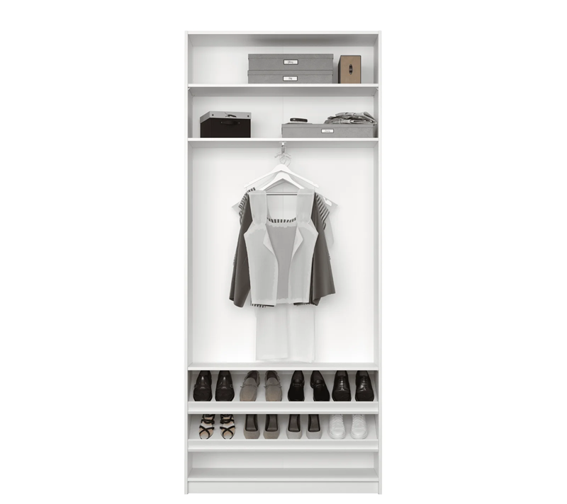 Шкаф в прихожую Моби белый REG/100_1