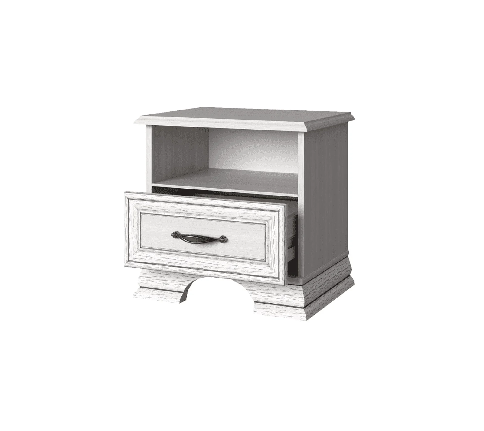 Тумба прикроватная Тиффани вудлайн кремовый 1S_2